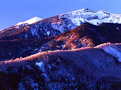 冬の硫黄岳